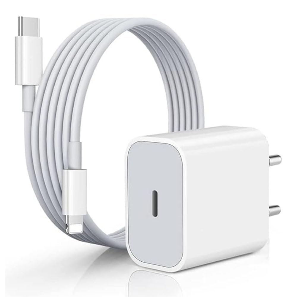 20W Original Charger Adapter Compatible with iPhone 14 Pro/13 Pro Max/13 Pro/12 Pro Max/11/11 Pro Max/15 Pro Max/15 Pro/13 Mini/ X/Xs/Xr Series Type-C Fast Charger Fast Data Cable 6 Months Warrnty (B0CVFJLS26) Amazon Price History, Amazon Price Tracker