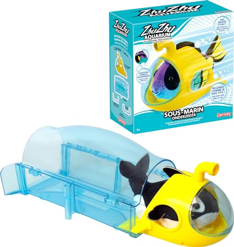 Lansay - ZHU ZHU Aquarium - sous-Marin - Accessoire pour Balader Son Poisson Intéractif - pour...