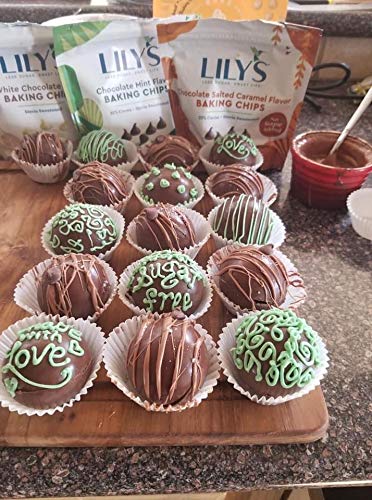 Miniatura 7 de Keto Fat Bomb Snacks - Bandeja de postre de dieta baja en carbohidratos, 4 deliciosas recetas cetogénicas incluidas, paquete de 2