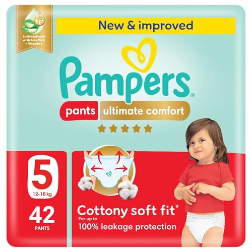 Pampers Ultimate Comfort Size 5 12-18 kg Super Saving Pack 42 Diaper Pants