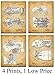 Original John Deere Tractors Patent Art Prints - Set of Four Photos (8x10) Unframed - Makes a Great Farmhouse Decor and Gift Under $20 for Farmers and Farm Owners