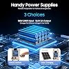 Generador portátil de energía manual de 150 W, estación de energía portátil con manivela, cargador de emergencia de 110 V para operaciones de rescate, desastres naturales y camping miniatura 6