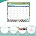 Mini Desk Calendar 2026-2027 with Stickers, 18 Months Standing Flip Small Desk Calendar 8