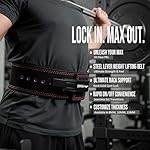 IBRO Powerlifting Lever Gym Belt – Power 8MM, 10MM or 13MM Extreme Heavy Duty Genuine Leather Belts - Squats Deadlifts Bodybuilding Weight Lifting IPF Power Lifting Strongman for Men - Image 3