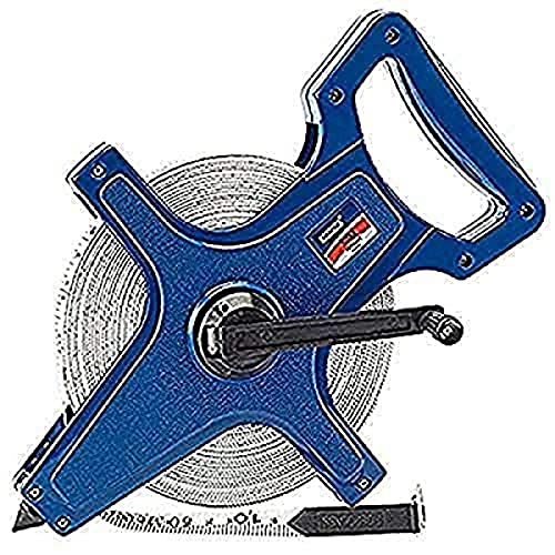 Draper 50m Fibreglass Measuring Tape | 165ft Surveyors Tape | Class III Hand Tools | Metric and Imperial Graduations| Impact Resistant | 13mm Wide | 51089