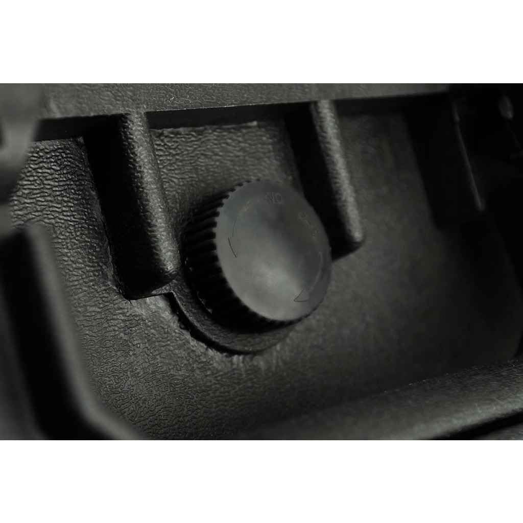 Valigetta di trasporto nera 57 x 43 x 22 cm in polipropilene con inserto in schiuma per elettronica e attrezzi