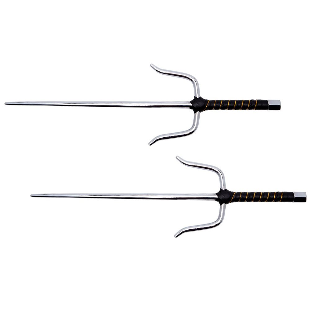 Shadow Cutlery SH7600 Ninja Octagon Sai - Set of 2 - Silver