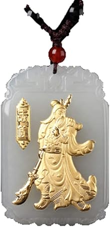 Gold Inlaid Jade Pendant Gold Hetian 