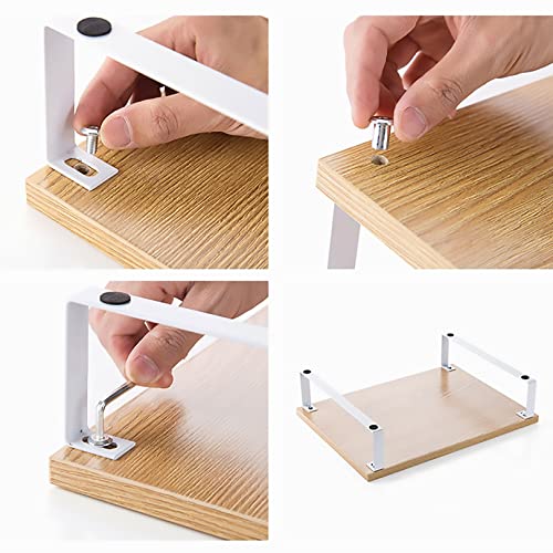 Support pour four à micro-ondes en bois premium Mu - 6
