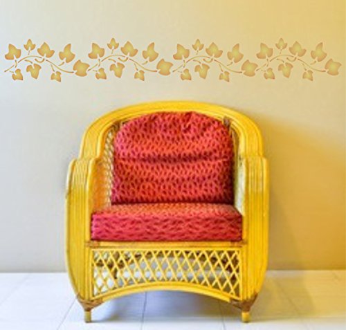 image for Stencils for Walls Ivy Stencil, 6 x 1.5 inch (S) - Classic Wall Border