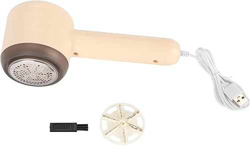 TOPINCN Removedor de pelusas, ropa eléctrica suéter de tela afeitadora USB alimentado fácil operación para ropa y muebles