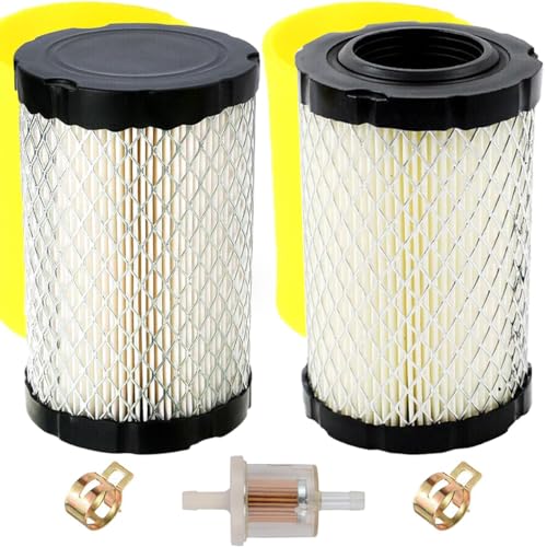 ZAMDOE 796031 Filtro de aire prelimpiador para Briggs & Stratton 591334 594201 590825 797704 para Husq YTH22V46 YTA24V48 para John De-ere MIU14395 MIU13038 LA135 D110 Cortacésped Tractor (2 unidades)