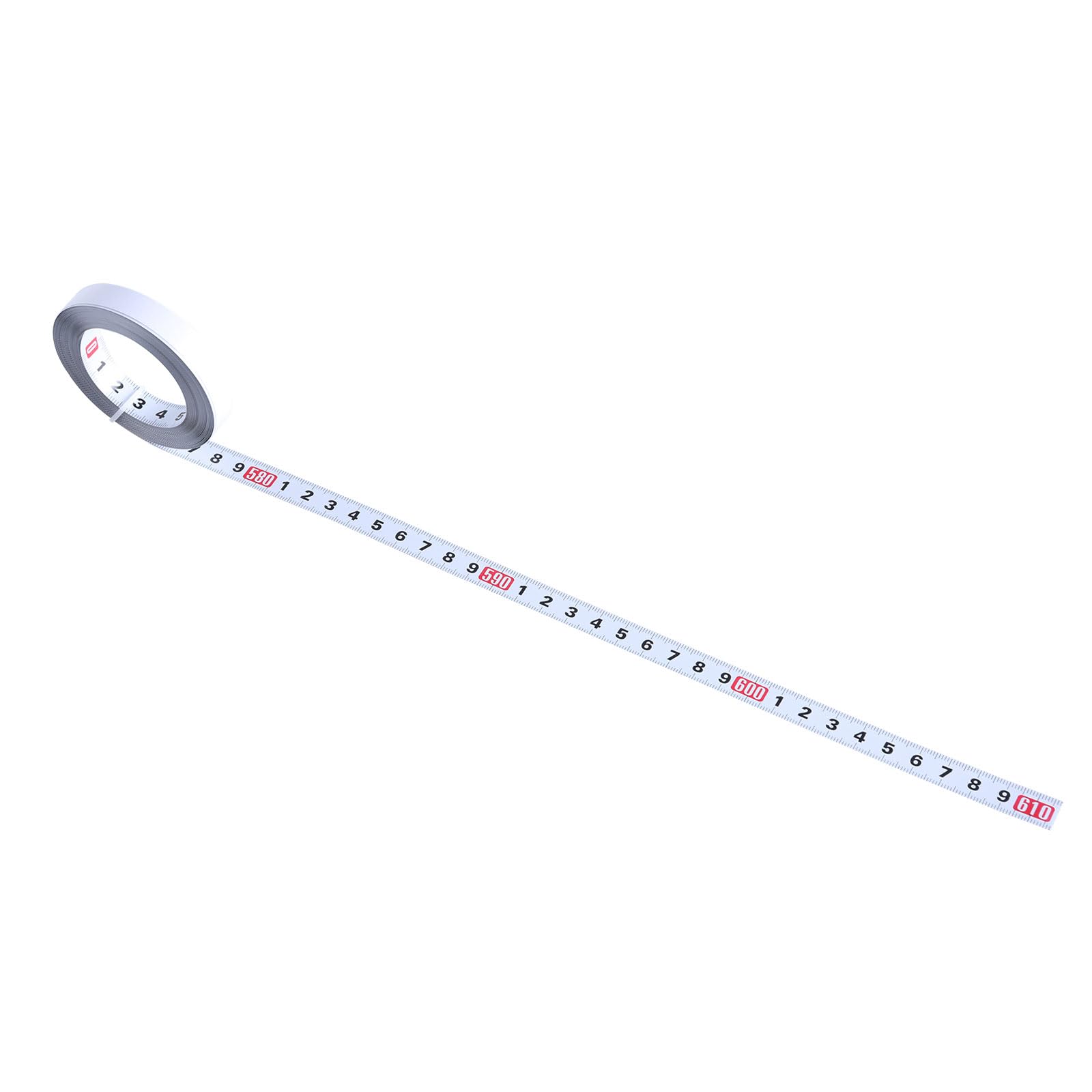 Metric Steel Miter Tape Measure Self Adhesive Scale Ruler 0.5-6m for Router Woodworking Tool Self Adhesive Measurement Metric