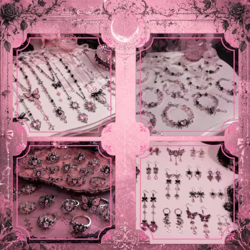 Image of SMUOBT Mystery Jewelry Jar Bundle - Surprise Vintage Jewelry Box for Women,Gift Jewelry Set (Necklace, Earrings, Rings,Kracelet,Keychain) - Unique Birthday Gift for Women