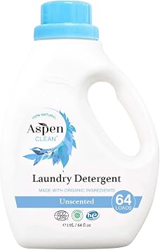 Aspen Clean Unscented HE Laundry Detergent, 64 FZ