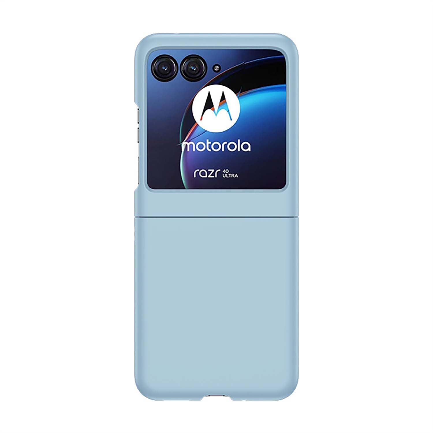 OIATROECase for Motorola Razr 40 Ultra, Hard Shell Ultra Silm Case Cover [Anti-Scratch] [Shock Absorption] [Skin-friendly Feel] for Motorola Razr 40 Ultra -Sky blue