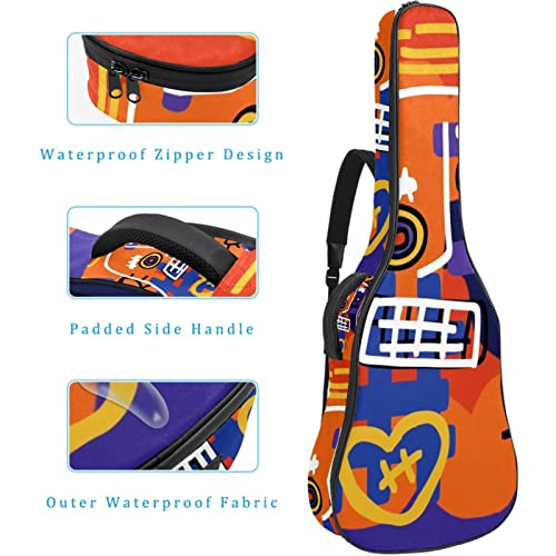 Housse de protection épaisse en éponge imperméable pour guitare acoustique, électrique, basse, guitare classique… - Les Beatles, Paul McCartney, John Lennon, RIngo Starr, George Harrison Housse de protection épaisse en éponge imperméable pour guitare acoustique, électrique, basse, guitare classique… – Image 5
