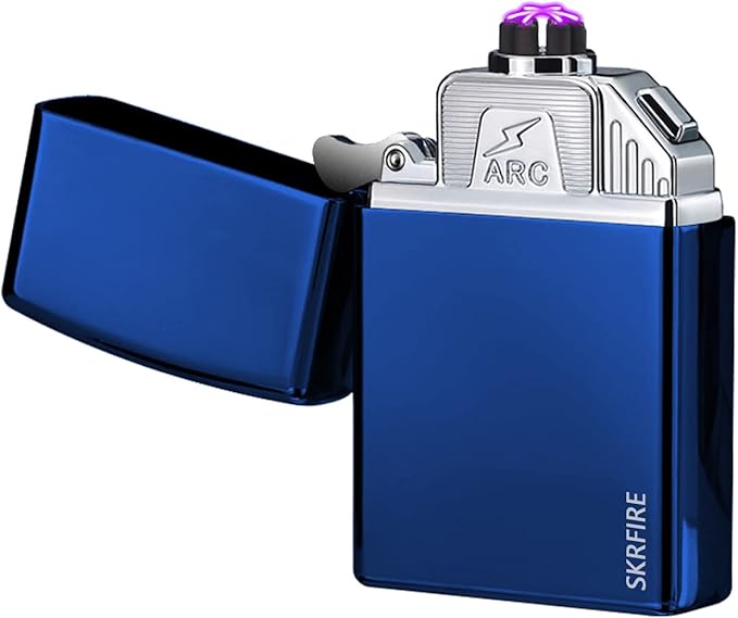 SKRFIRE Plasma Lighter Windproof Lighter Triple Arc Lighter Flameless