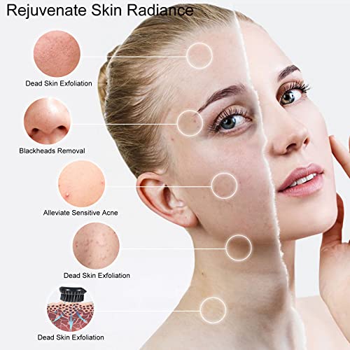 Facial Cleansing Brush Black Charcoal Bristles, Ooloveminso 2Pcs Manual Face Brushes For Deep Cleansing And Exfoliating Pores, Face Scrubber To Massage, Makeup Remove And Skin Care-Clear Black #TOP2