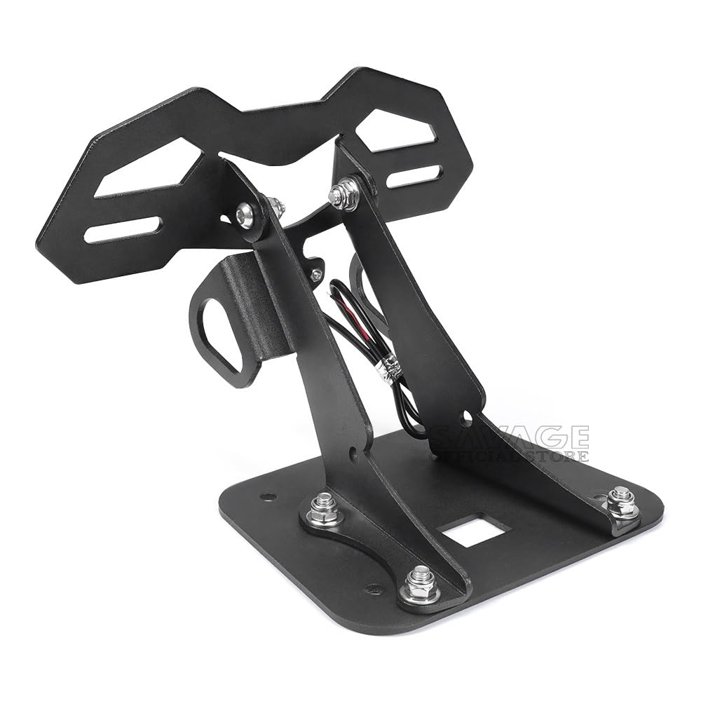 Portamatriculas Moto Soporte para Matrícula Adaptado para Su Uso En Yamaha MT03 MT25 YZF R3 R25 2015-2023, Moto(For MT03 MT25)
