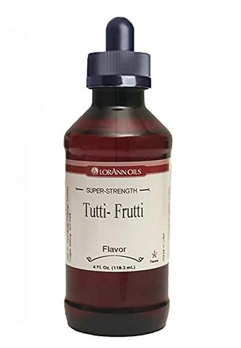 LorAnn Tutti Frutti SS Flavor, botella de 4 onzas, incluye un cuentagotas de vidrio roscado
