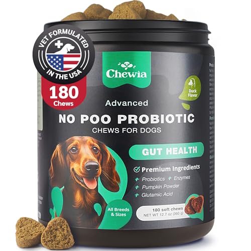 No Poo Chews for Dogs  Coprophagia Deterrent for Dogs  Dog Probiotics for Digestive Health  Forbid for Dogs Stool Eating Deterrent  Digestive Gut  Immune Health Treats  No Poop Eating for Dogs  Cucciolini Doodles No poo chews for dogs  coprophagia deterrent for dogs  dog probiotics for digestive health  forbid for dogs stool eating deterrent  digestive gut  immune health treats  no poop eating for dogs   cucciolini doodles