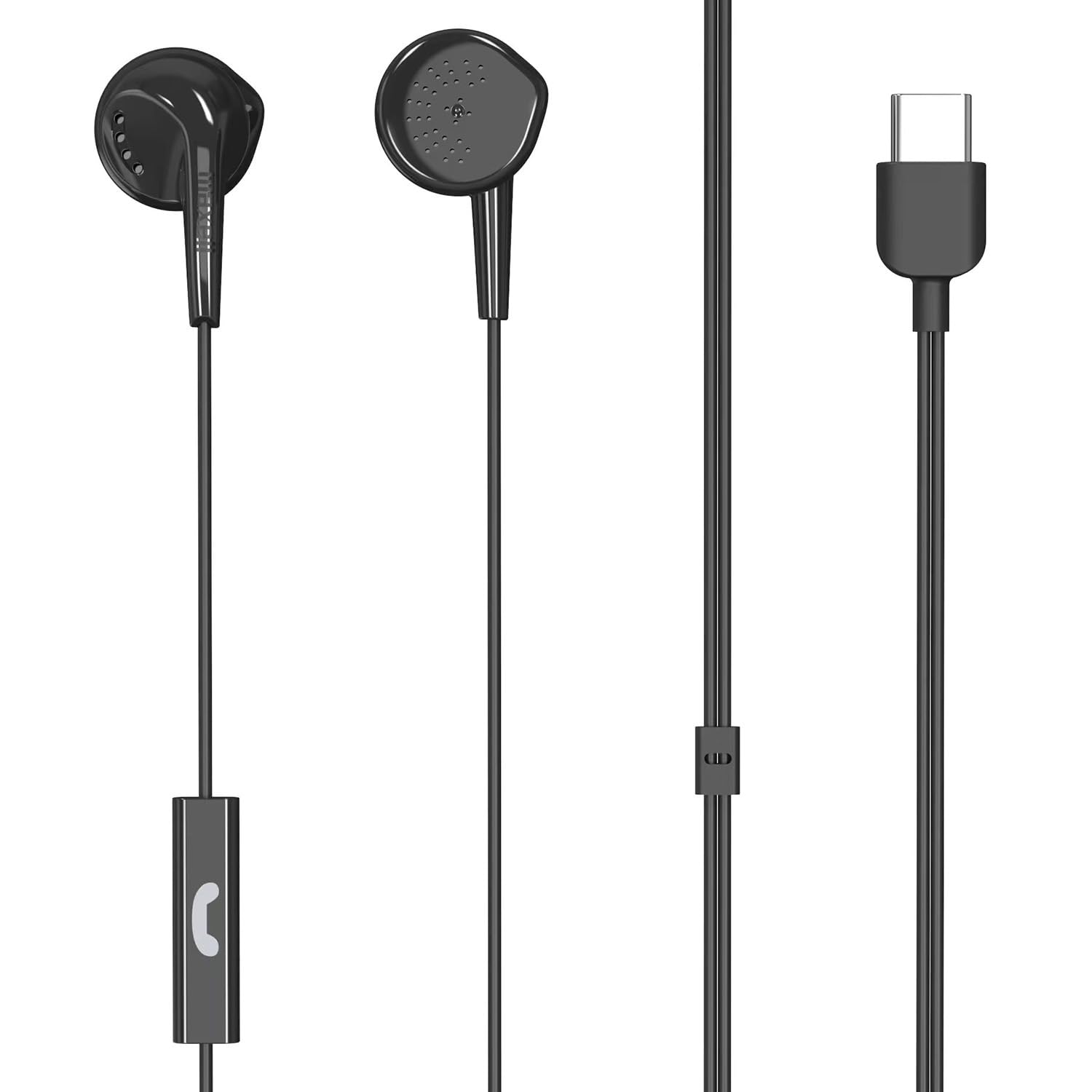 Amazon.com: Maxell USB -C Wired Earbuds with Microphone, 197338