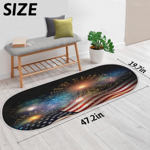 Tapis cuisine antidérapant poils longs 50x120 cm pour sol maison