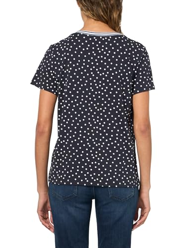 Image of Nautica Women's Solid V-Neck Short Sleeve T-Shirt Shirt