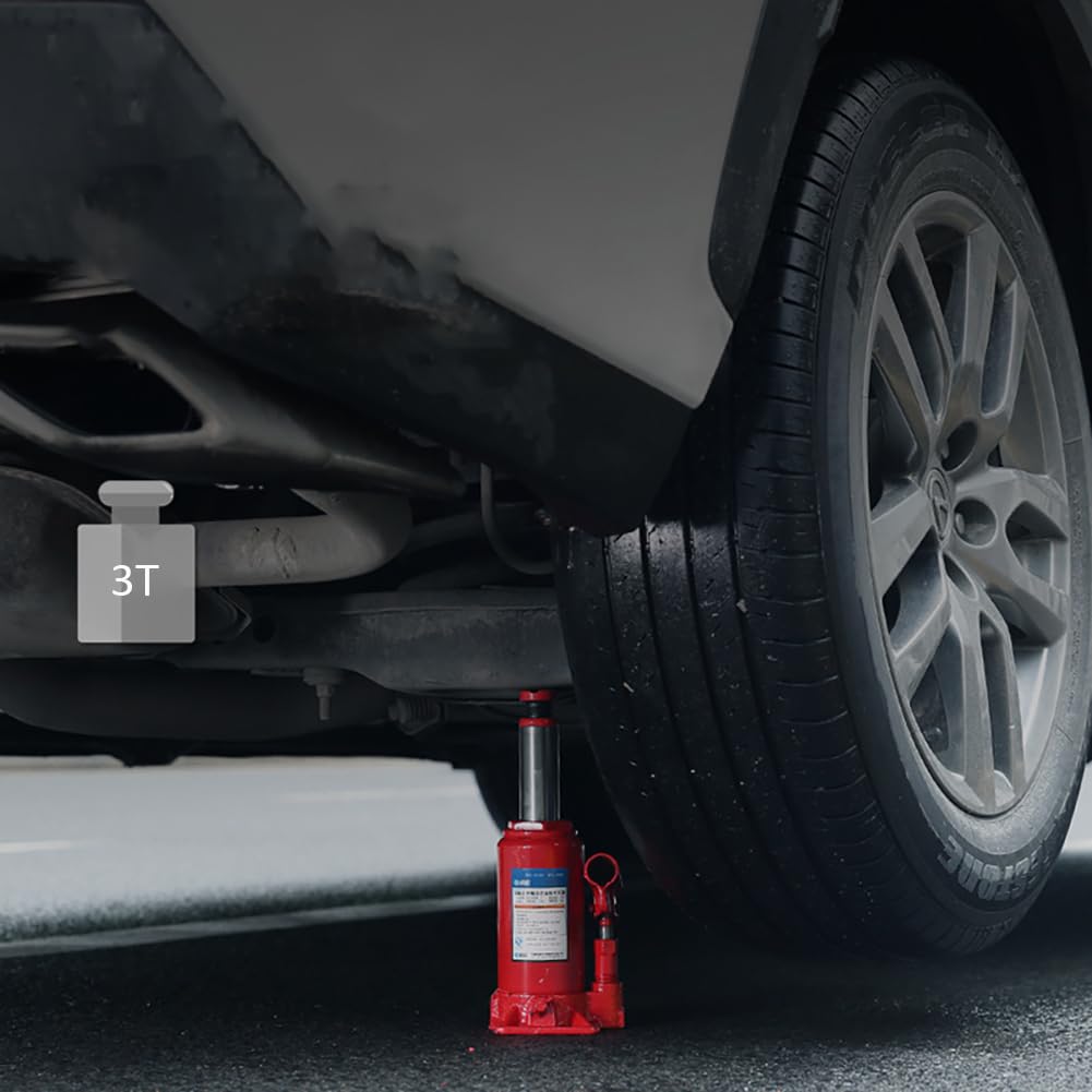 Cric Hydraulique Voiture 3 Tonnes Vertical - Qianjinding Pour Petites Voitures
