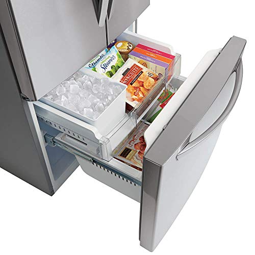 LG LFDS22520S - Refrigerator/Freezer - French Door Bottom Freezer with Water Dispenser - Width: 29.8 in - Depth: 35.5 in - Height: 68.5 in - 21.8 cu. ft - Stainless Steel on Fridge.com