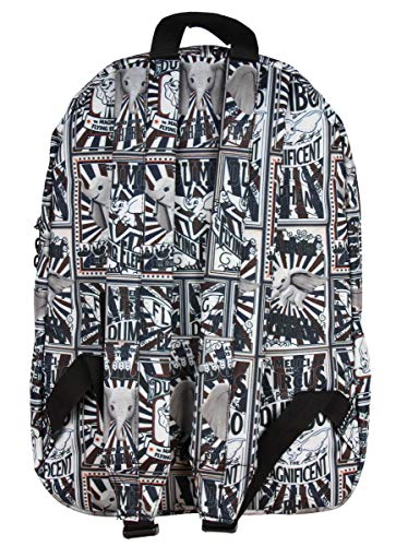 Disney Dumbo Magnificent Flying Elephant Allover Print Laptop Backpack Bag #TOP1