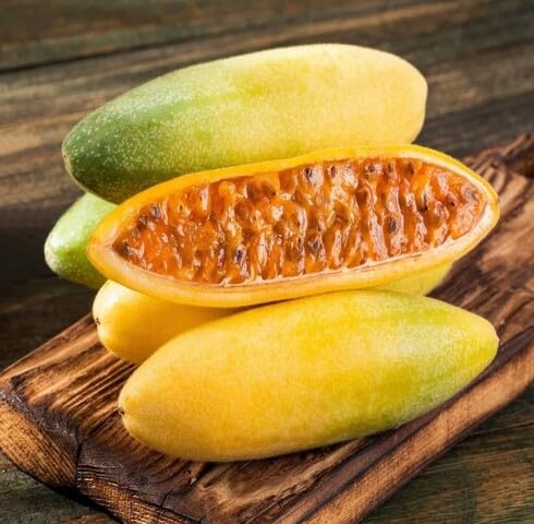 Fresh 100pcs Yellow Banana Passion Fruit Seeds