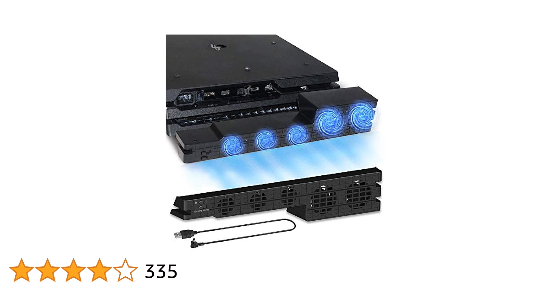 Amazon.co.jp: Linkhood PS4 PRO用冷却ファン USB外部クーラー 5