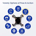 ACEBOTT STEM Robotics Science Kits for Adults, ESP8266 Spider Robot Building Kit, App Remote Control, Walking Crawling Fun Educational Toy for 12 + Year Old Boys, Girls, Teens, Adults Unique Gifts