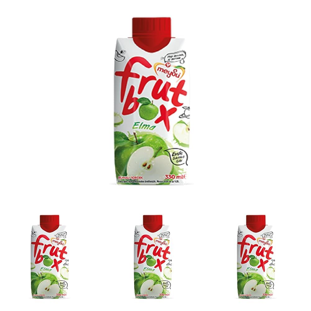 Meysu 330 Mililitre Frutbox Elma Meyveli İçecek 4lü paket