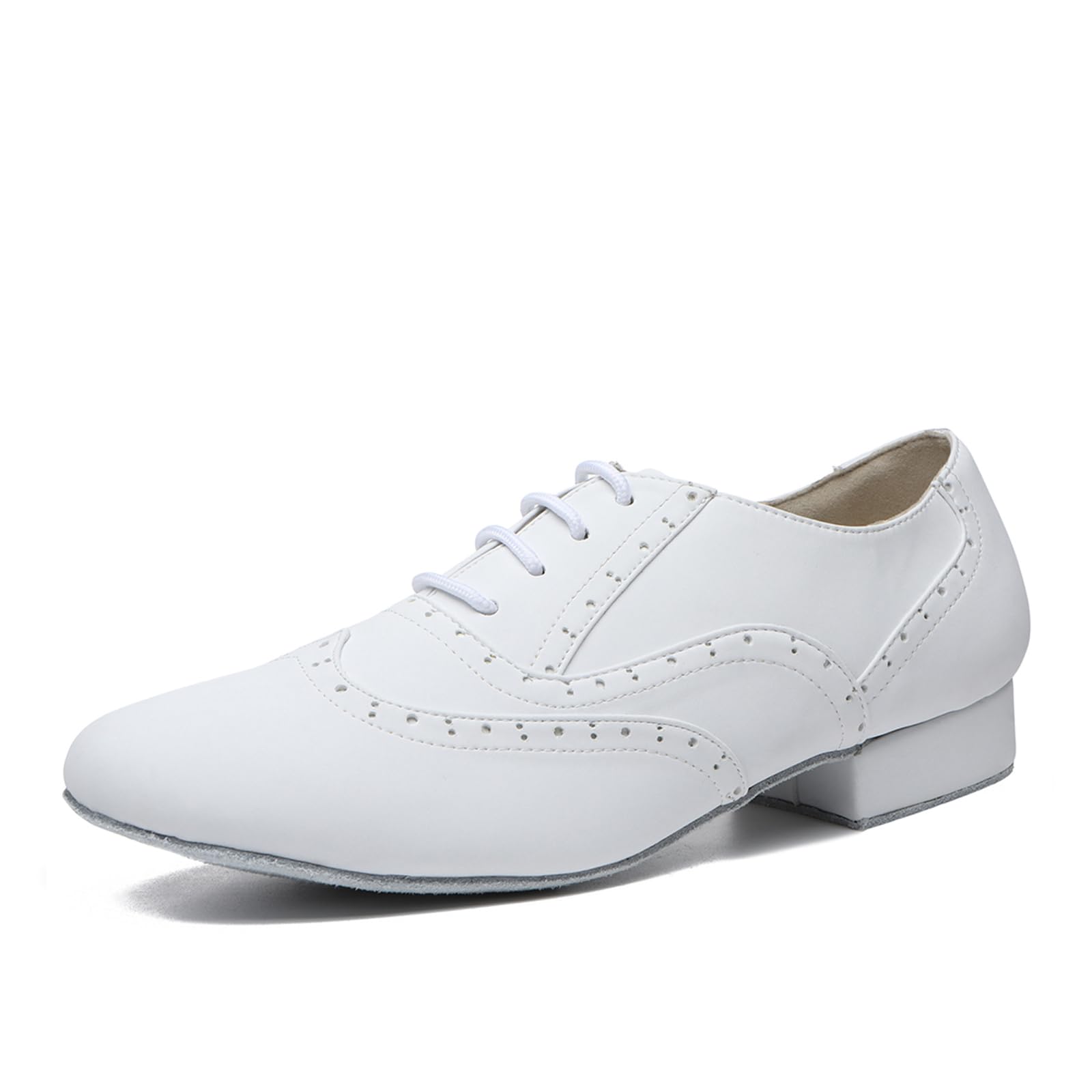 SWDZM Scarpa da Ballo Latino Americano Uomo Vernice per Salsa Tango Jazz di Pratica di Danza Scarpe