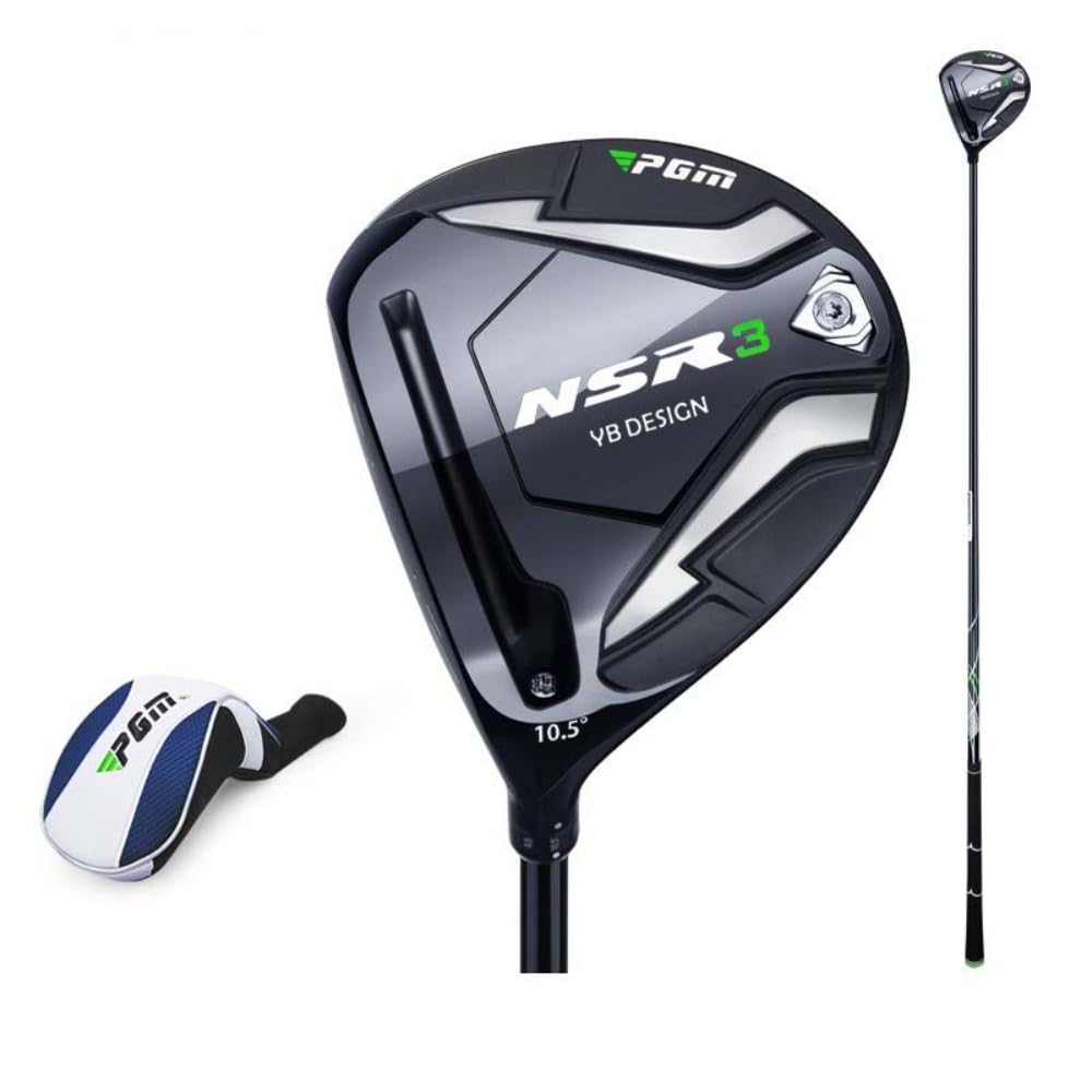 Driver da golf ibrido per mancini #1W/3W/5W/con albero in grafite, mazza in titanio per allenatori professionisti, golfisti, uomini, include copricapo
