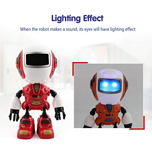 Tickas Robô de indução Efeito de iluminação do corpo Cabeça Indução de rotação de articulação Multif