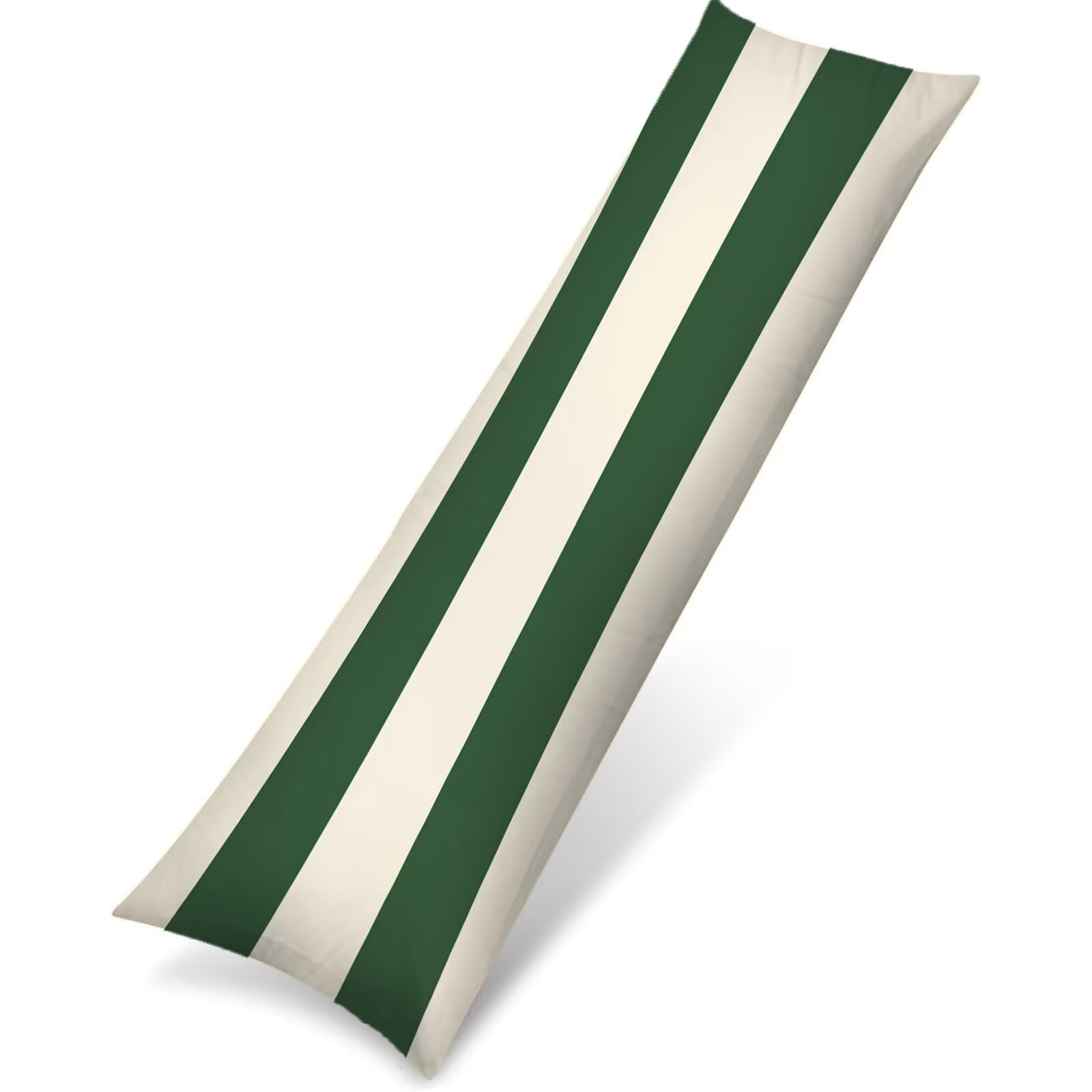 Poszewki na poduszki do łóżka 60 x 180 cm poszewki na poduszki z paskiem na poduszkę łóżko zielona aksamitna poszewka na poduszkę na sofę, miękki dwustronny nadruk poszewka na poduszkę z niewidocznym