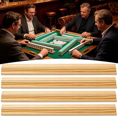Support mahjong en bois d'exception lot de 4 chevalets de table