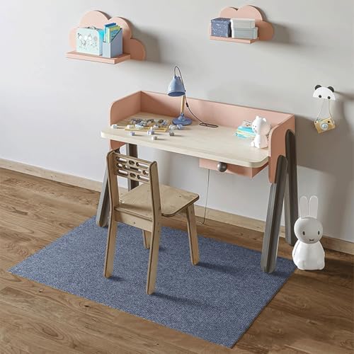 Genérico Alfombra de Base para Silla de Oficina,Estera Protectora para Suelos Duros,parquet Almohadilla para Silla de Alfombra para Juegos Escritorio Antiarañazos Antideslizante,Light Gray,80x120cm - imagen 2