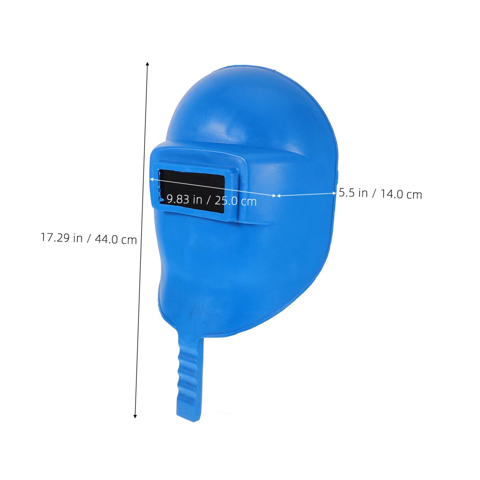 DINHEAROM Professional Welding Mask Plastic Handheld Face Electric Argon Arc Welding with Eyeglass Feature