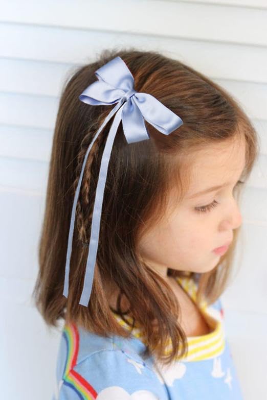 Miniatura 3 de Furling Pompoms Cintas para el cabello  Lazos para el pelo con borlas en negro, blanco, azul, rosa para mujeres y niñas