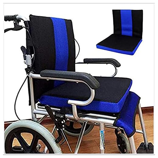 Orthopedic Wheelchair Cushion for Sciatica Tailbone Pain Relief and Lumbar Support