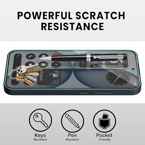 Image of FIRST MART Military-Grade Matte Anti-Glare Tempered Glass for Nothing Phone 4A (6.59 Inch) With Installation Kit | Edge to Edge Coverage |Anti Glare, Bubble-Free [2 Pack]