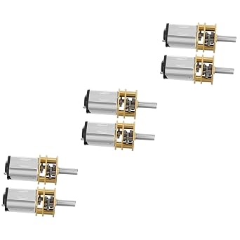 6 Pcs Geared Motor Micro Motor Electric Reduction Micro Electric Reduction