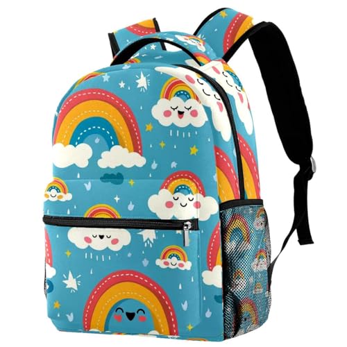 Sac à dos de voyage école et loisirs pour filles et garçons au design nuage