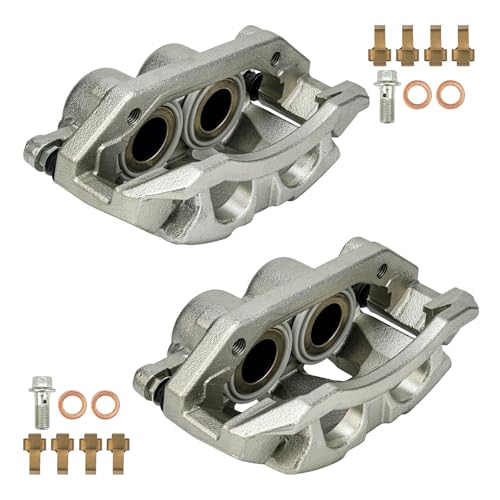 Image of PHILTOP Front Brake Caliper 18-B5054, 18-B5055 Compatible with 2011-2018 Ram 1500, 2019-2023 Ram 1500 Classic, 2009-2010 Dodge Ram 1500, 2007-2009 Chrysler Aspen, 2007-2009 Dodge Durango