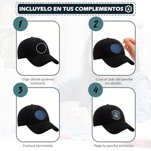 Miniatura 5 de Baplonex Parches Mochila Militar Con Diseño Bordado Y Original Parche Mochila Tactica Cross Training Con Cierre Macho Y Hembra. Astronauta